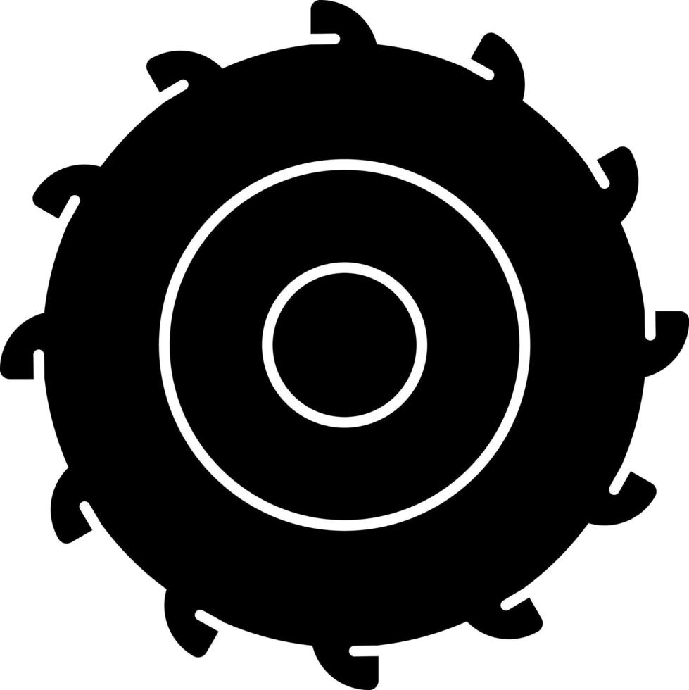 Circular Saw Vector Icon Design