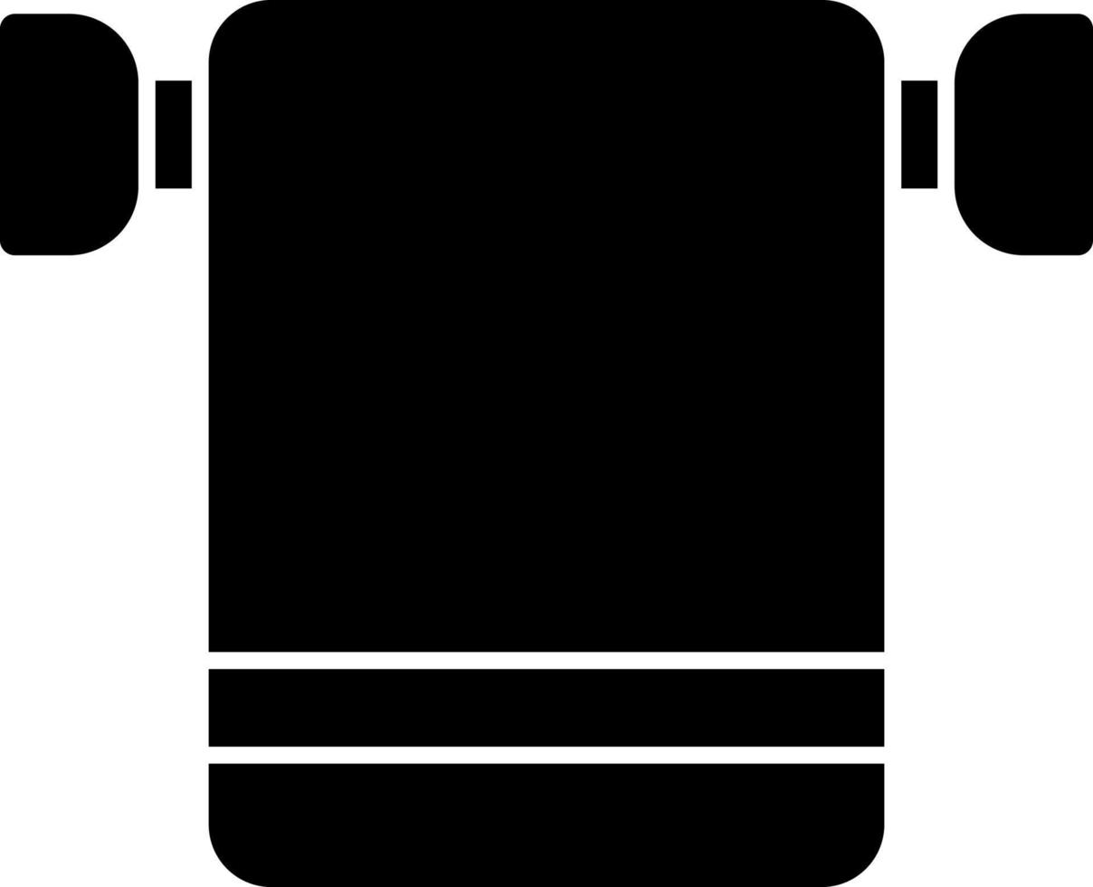 Towel Rack Vector Icon Design