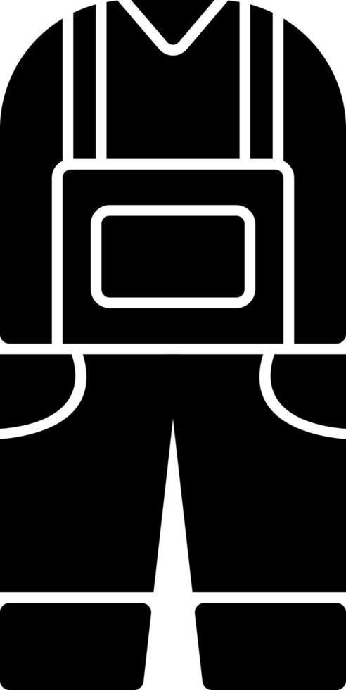Coverall Vector Icon Design
