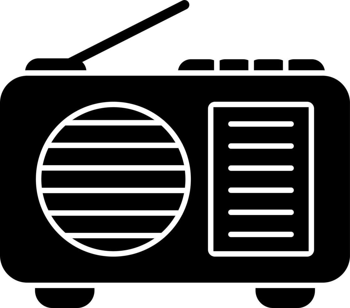 diseño de icono de vector de radio