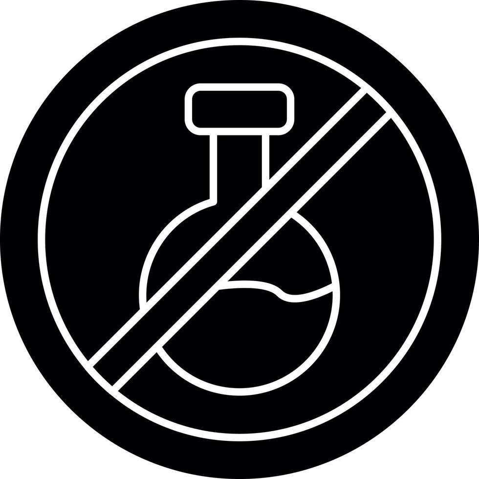 No Chemical Vector Icon Design