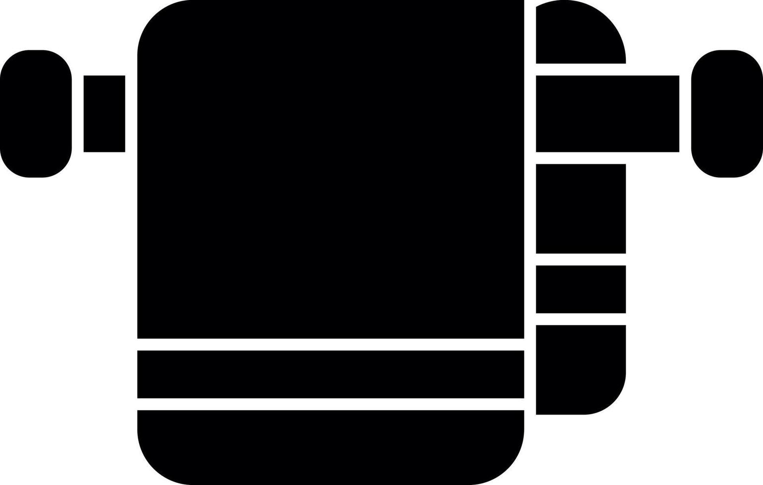 Towel Vector Icon Design