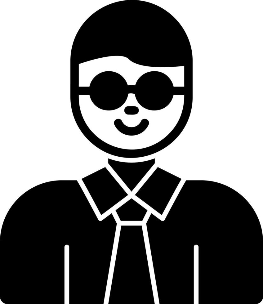 Professor Vector Icon Design