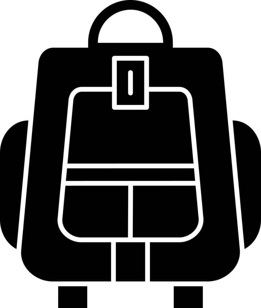 Backpacker Vector Icon Design