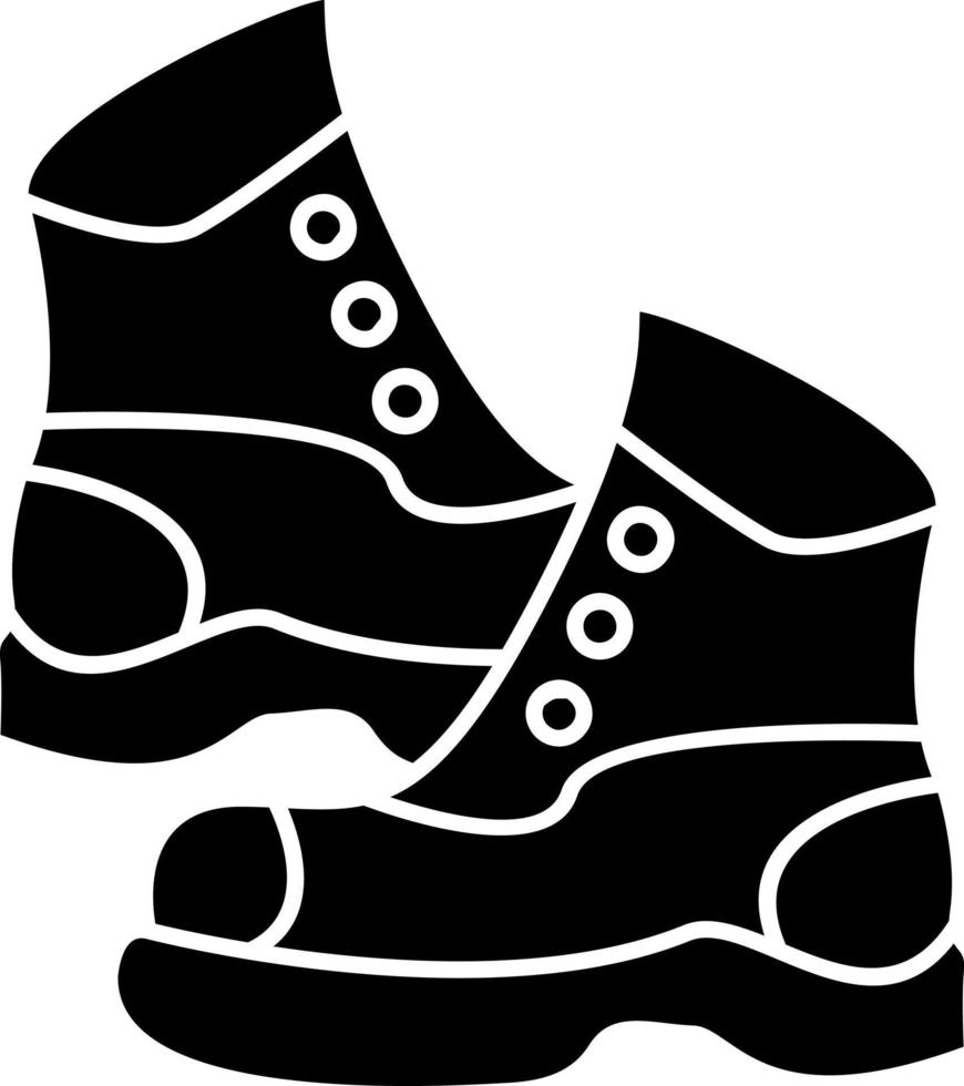 diseño de icono de vector de botas