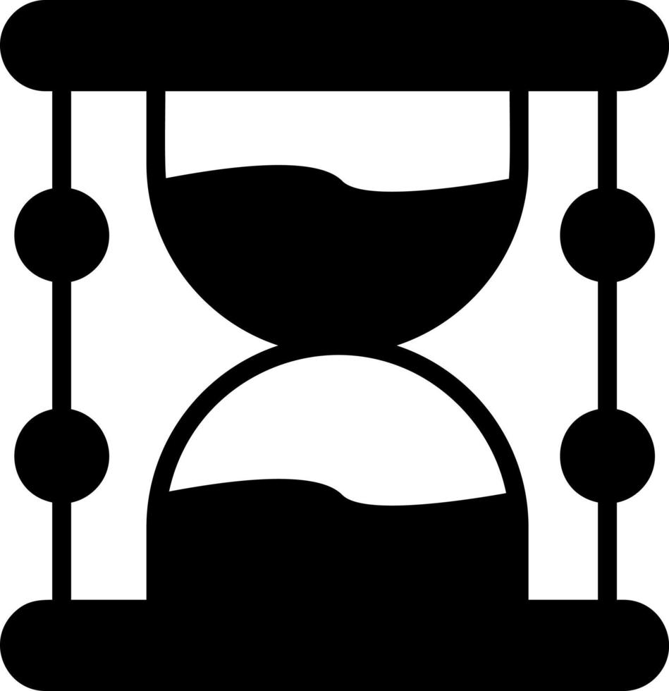 Hourglass Vector Icon Design