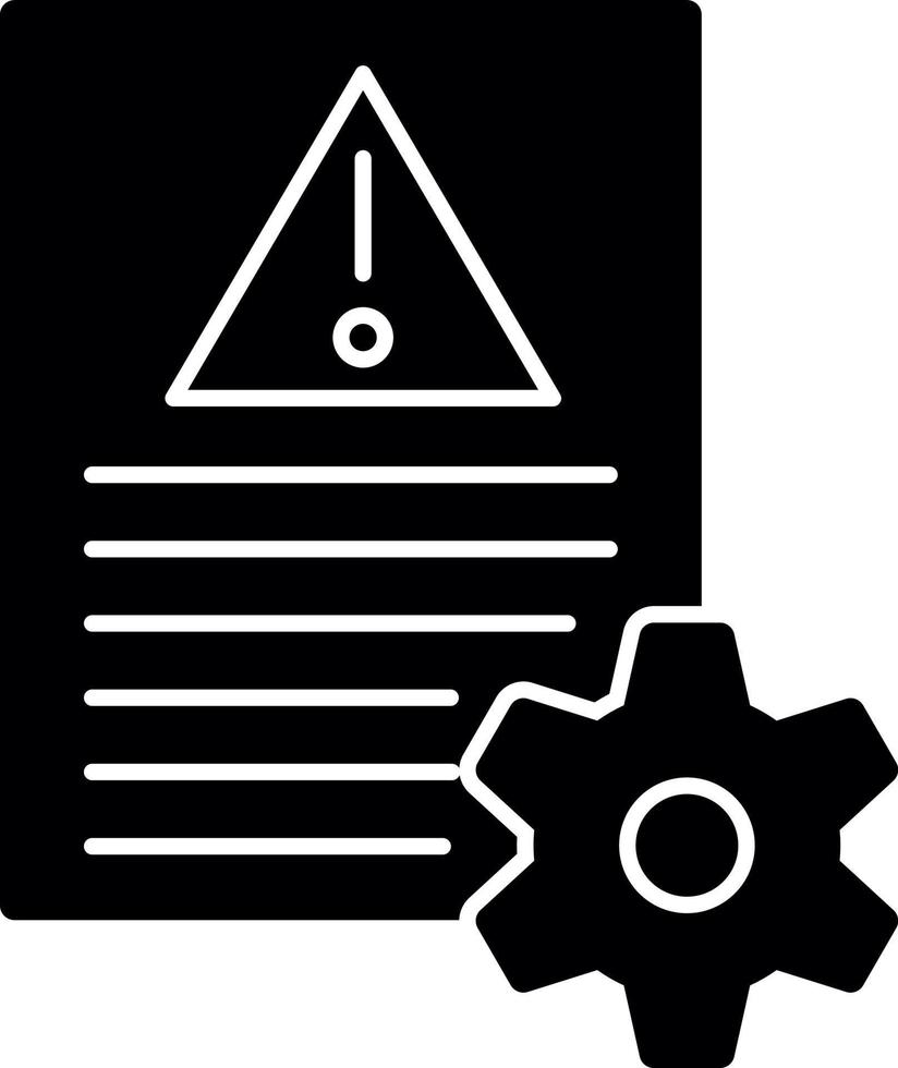 Risk Management Vector Icon Design