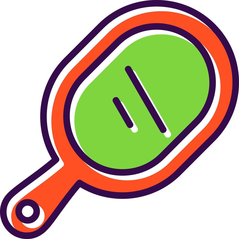 Hand Mirror Vector Icon Design