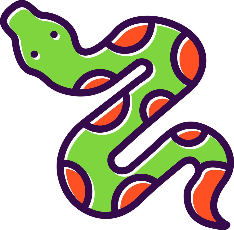 diseño de icono de vector de serpiente