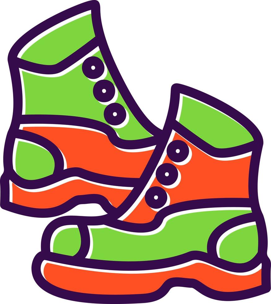 Boots Vector Icon Design