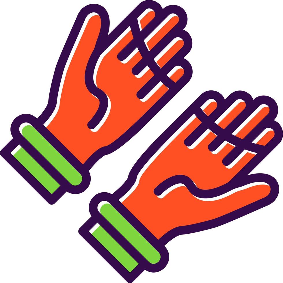 Gloves Vector Icon Design