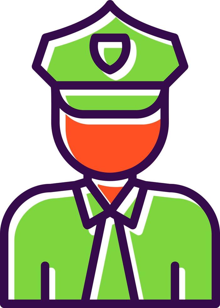 Police Vector Icon Design