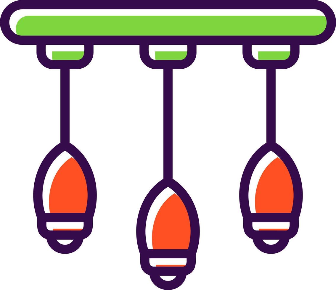 Chandelier Vector Icon Design