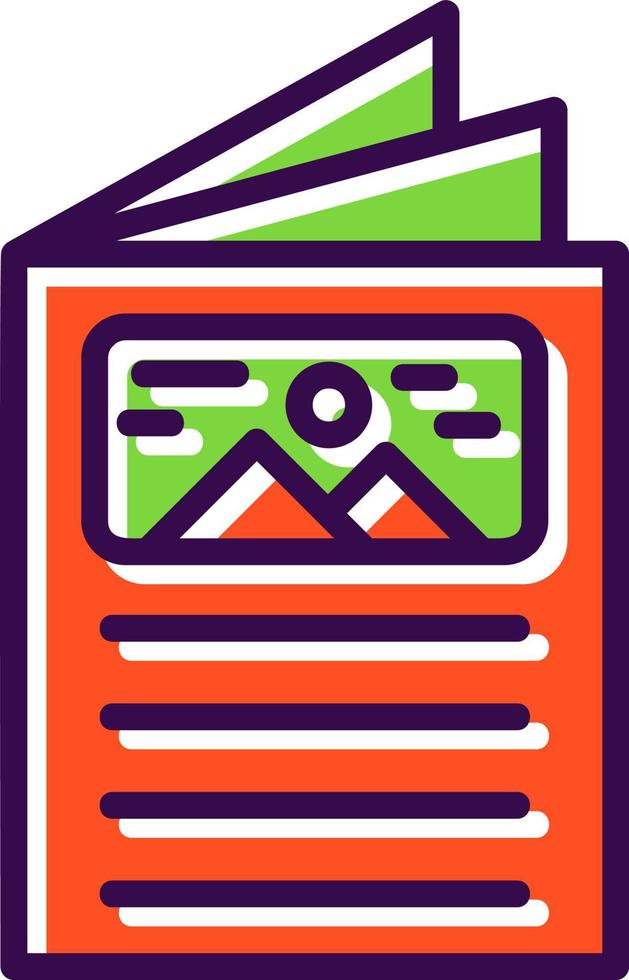 Magazine Vector Icon Design