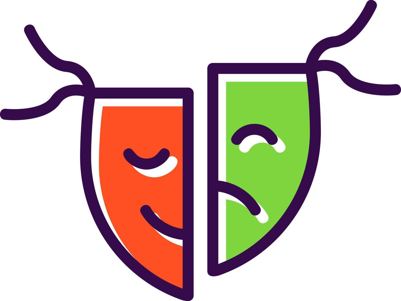 Tragedy Vector Icon Design
