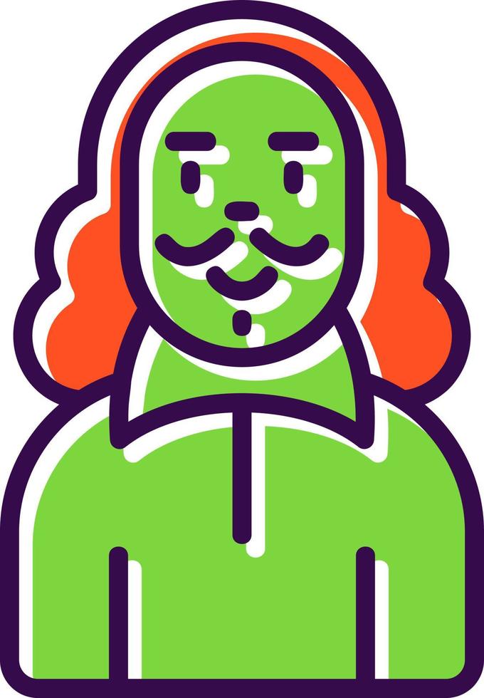 diseño de icono de vector de shakespeare