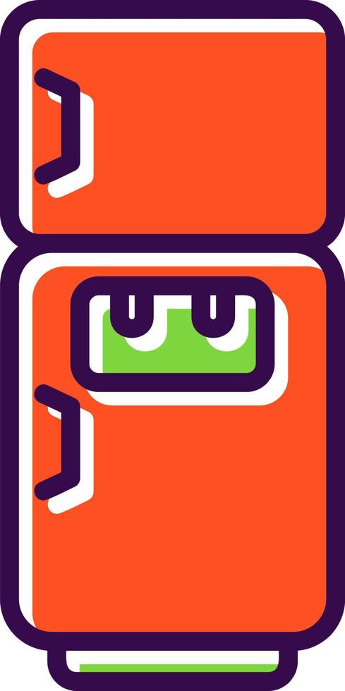 Fridge Vector Icon Design