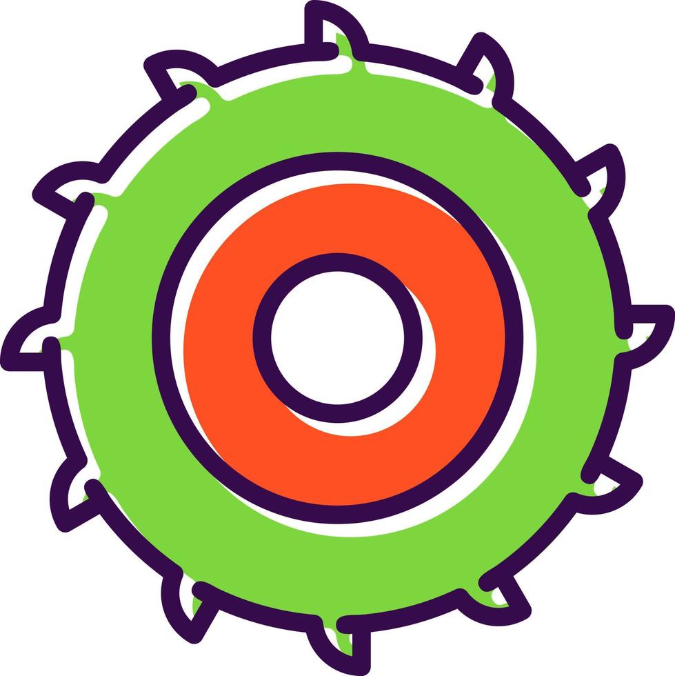 Circular Saw Vector Icon Design