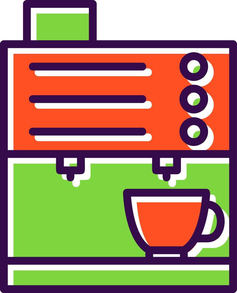 Coffee Machine Vector Icon Design