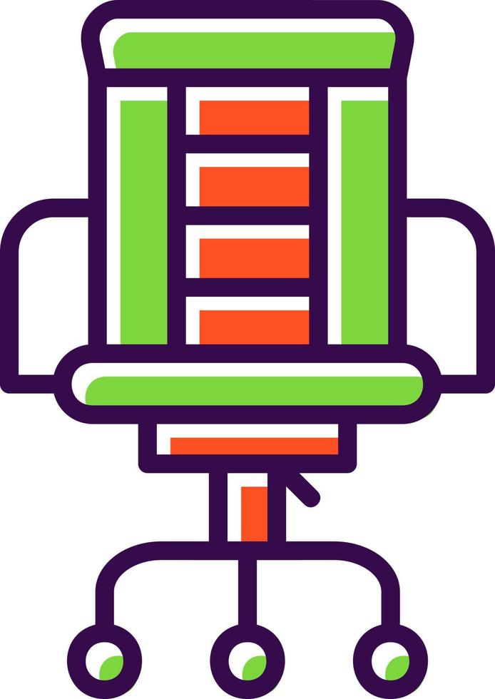 Boss Chair Vector Icon Design
