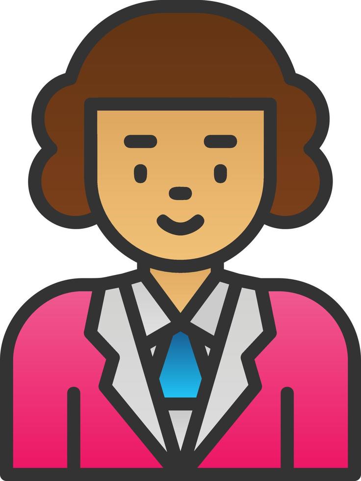 Judge Vector Icon Design