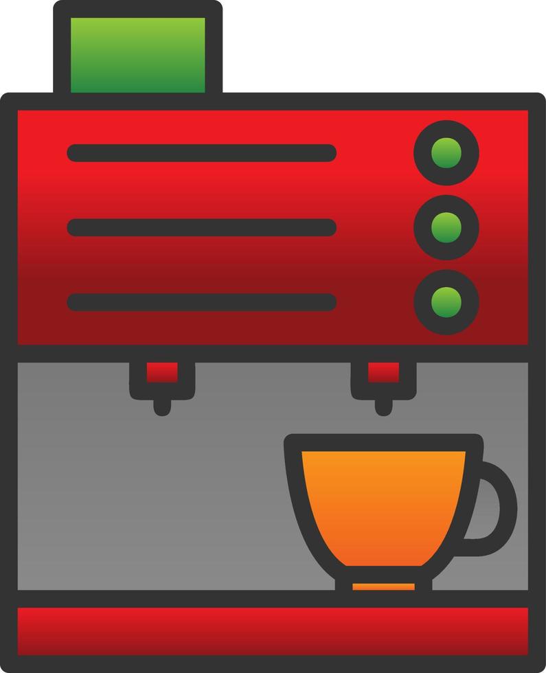 Coffee Machine Vector Icon Design