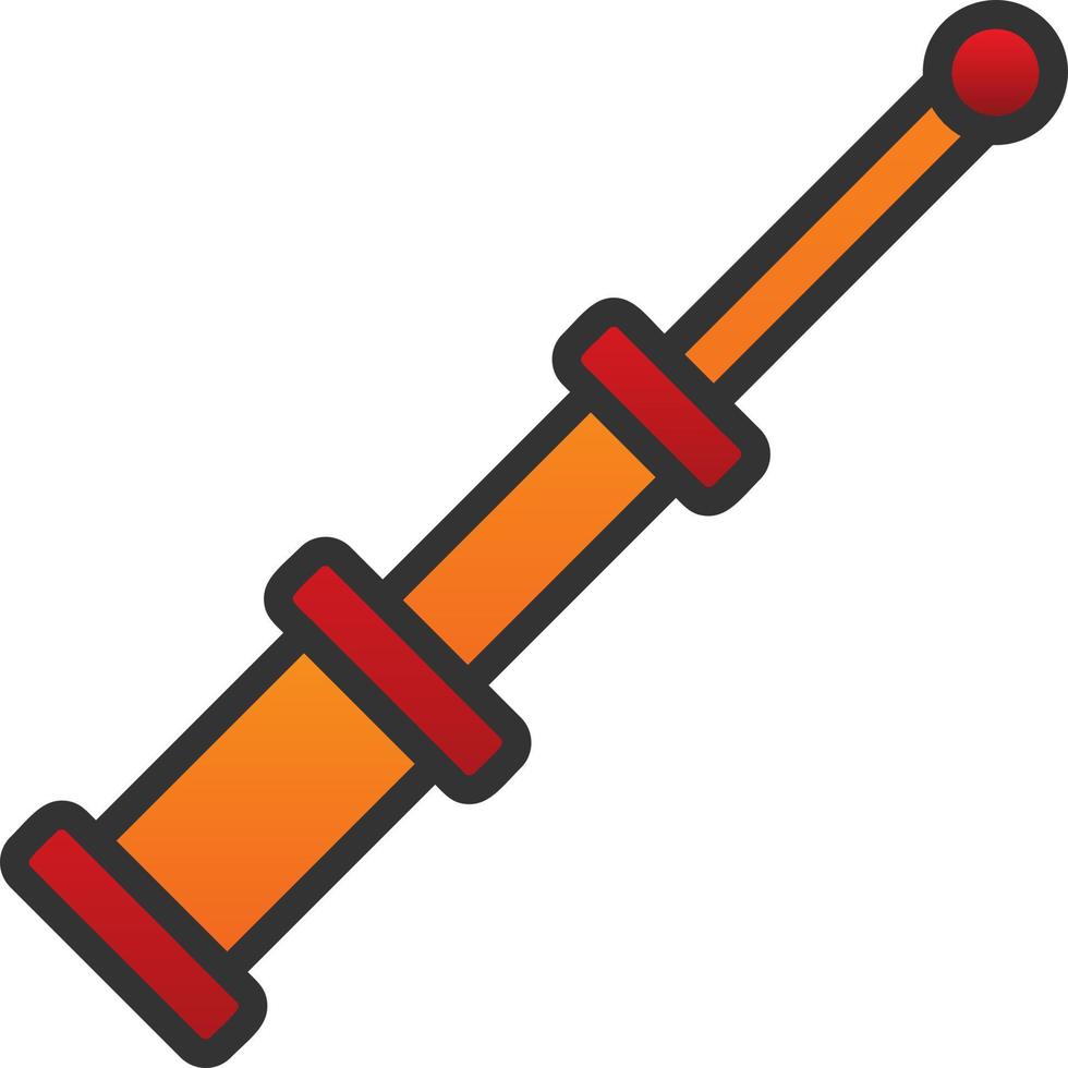 Baton Vector Icon Design
