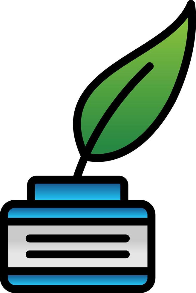 Feather Pen Vector Icon Design