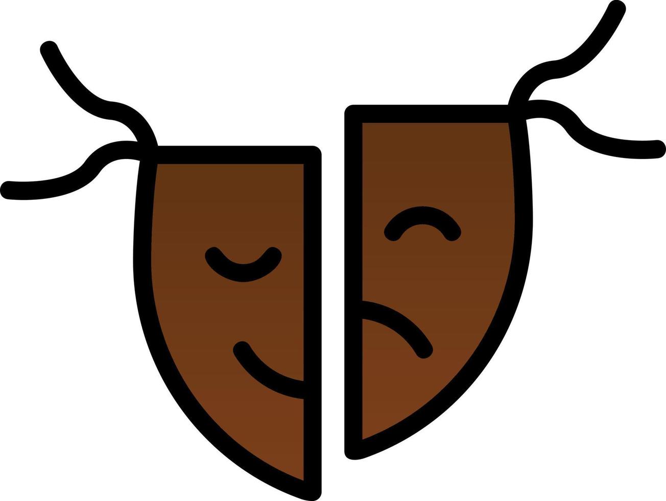 Tragedy Vector Icon Design