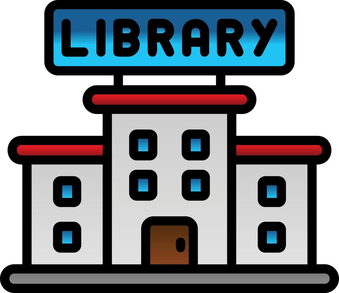 Library Vector Icon Design