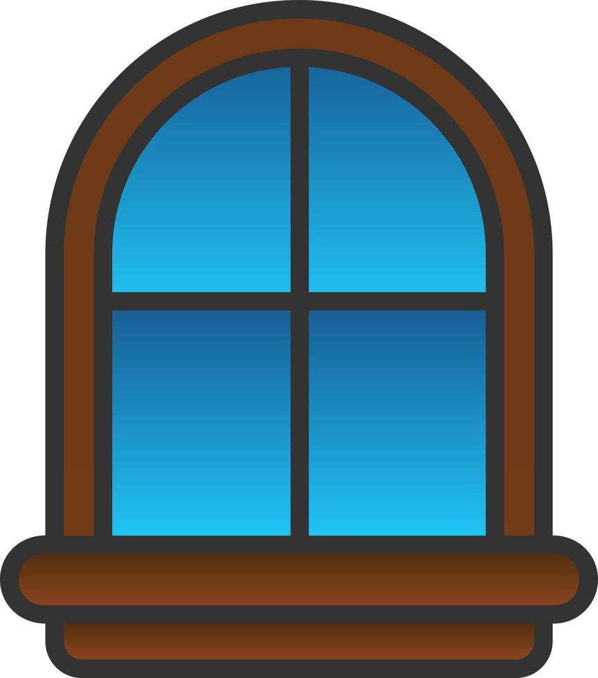 diseño de icono de vector de ventana