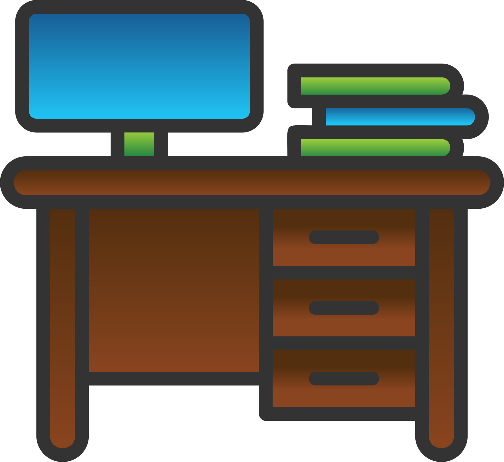 Work Table Vector Icon Design 16600947 Vector Art at Vecteezy