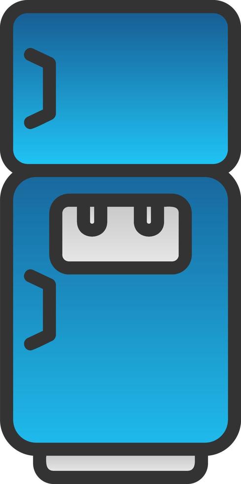 Fridge Vector Icon Design
