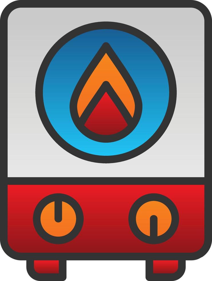 Water Heater Vector Icon Design