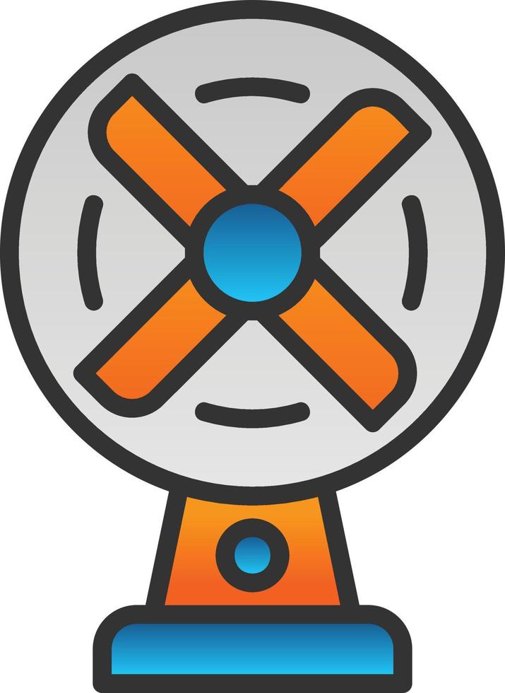 diseño de icono de vector de ventilador