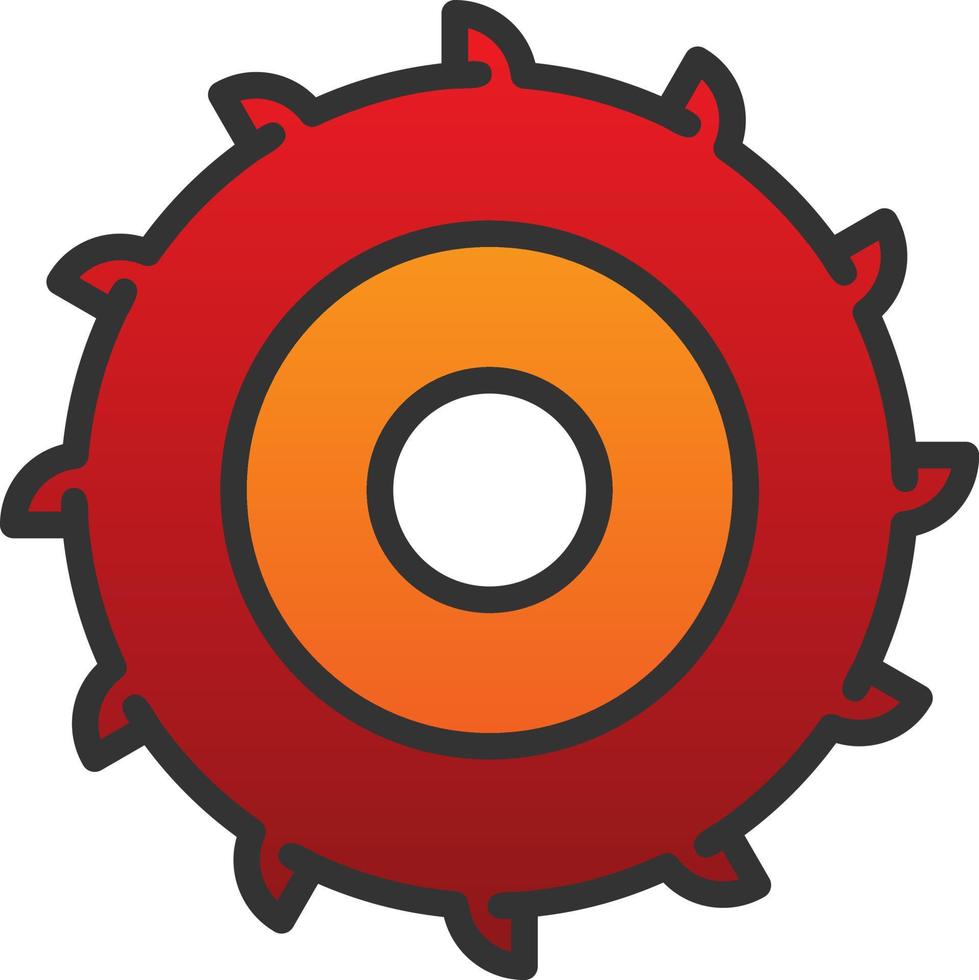 Circular Saw Vector Icon Design