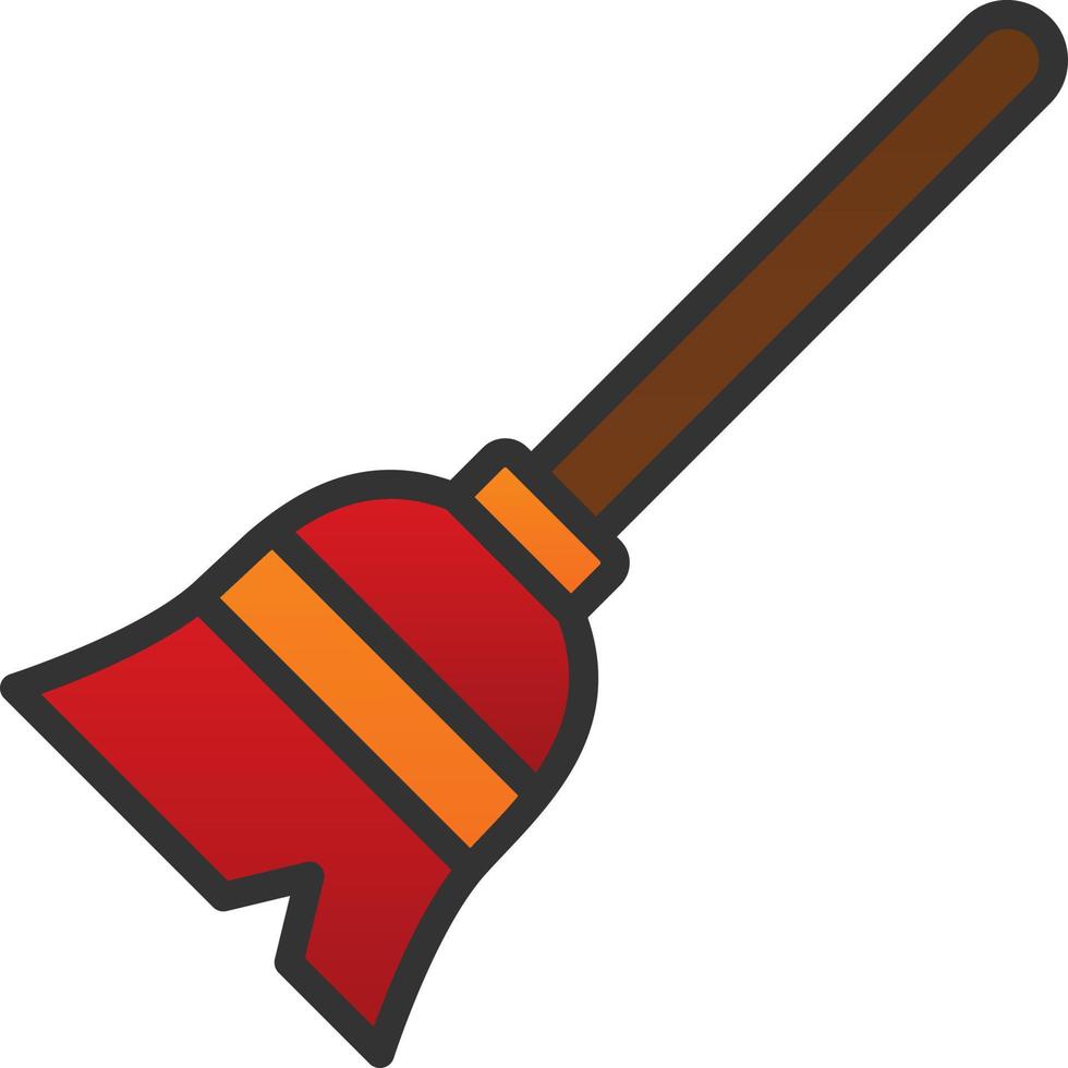 Broom Vector Icon Design