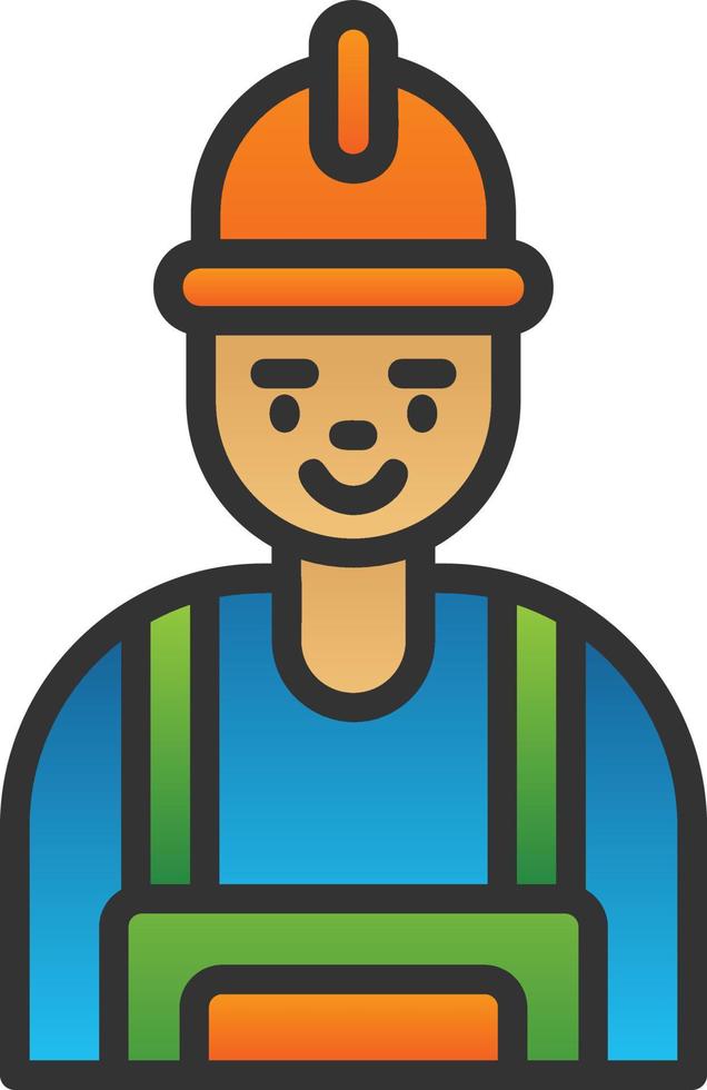 Builder Vector Icon Design