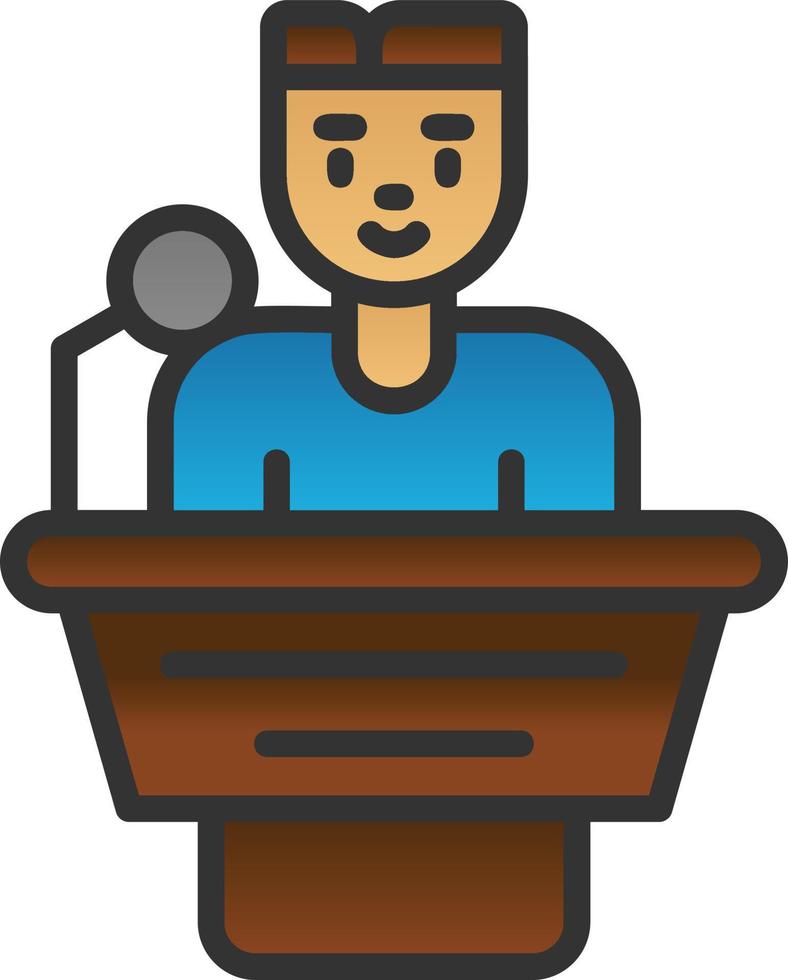 Speech Vector Icon Design