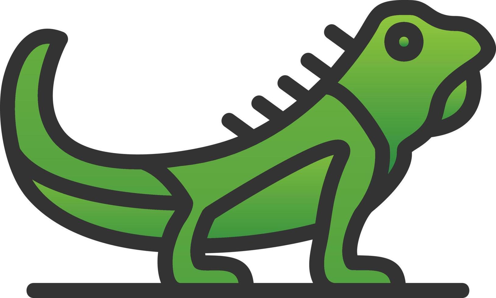 Iguana Vector Icon Design