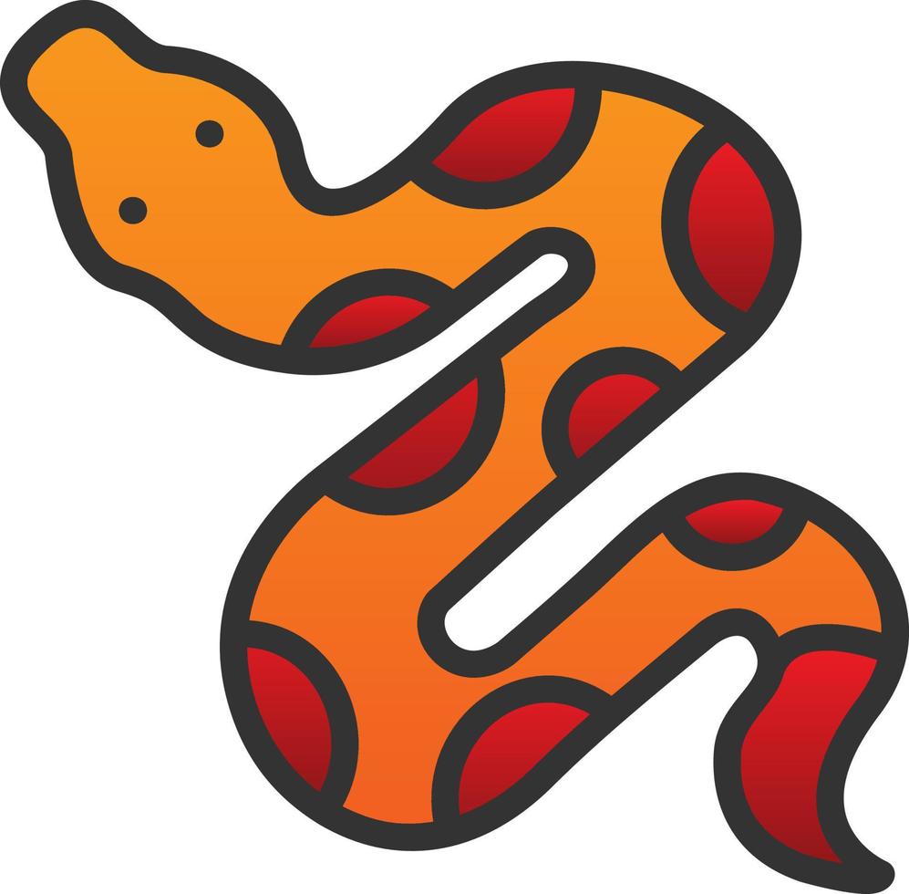 diseño de icono de vector de serpiente