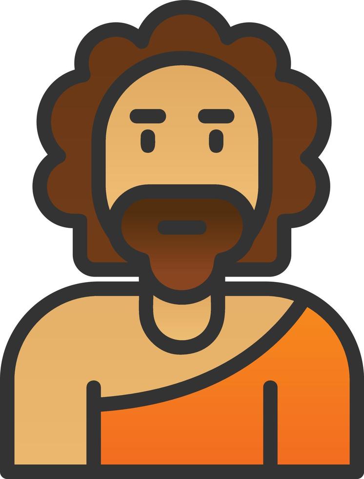 diseño de icono de vector de hombre de las cavernas