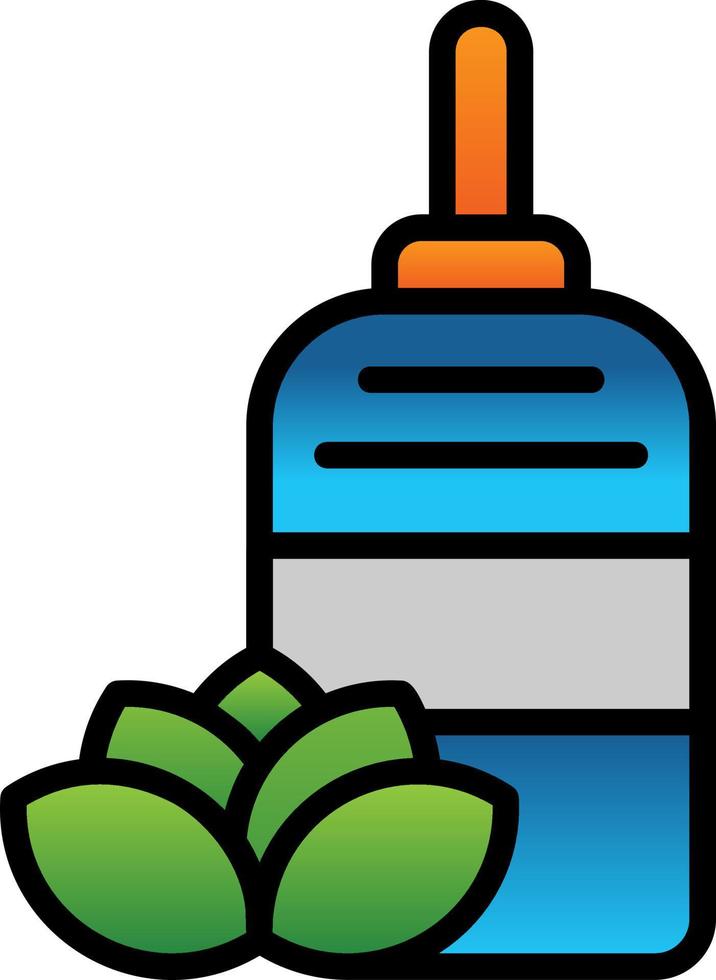 Essential Oil Vector Icon Design