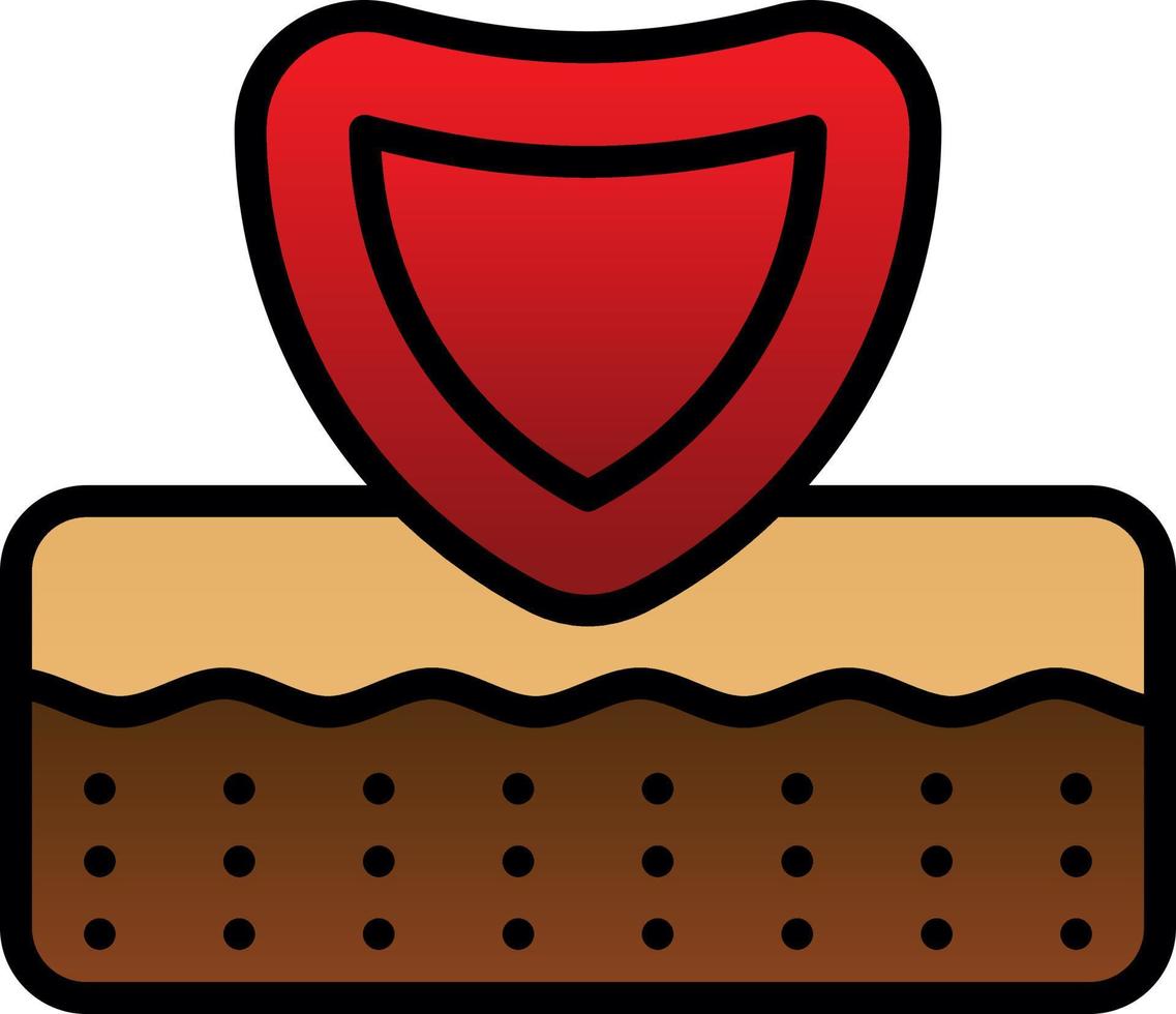 diseño de icono de vector de protección de piel