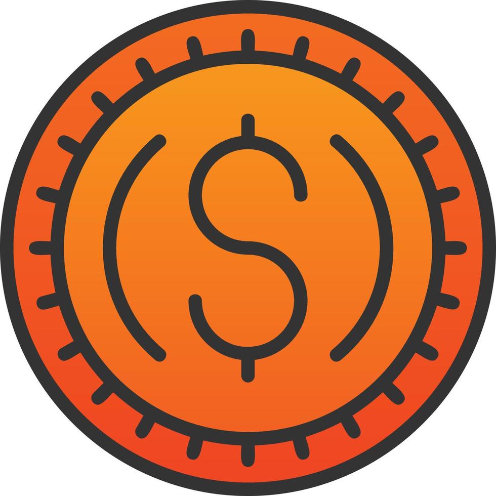 Coin Vector Icon Design