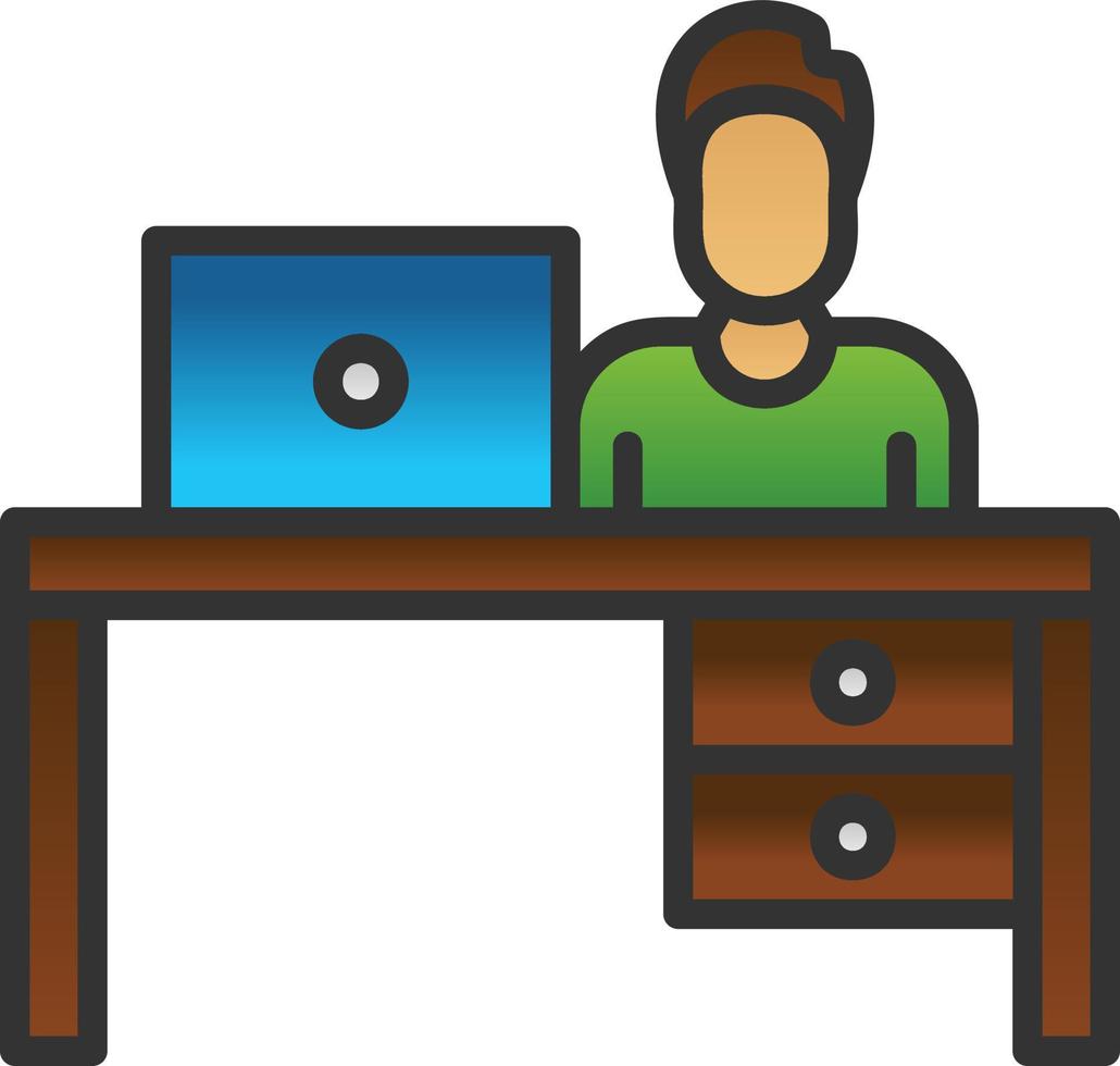 Workplace Vector Icon Design