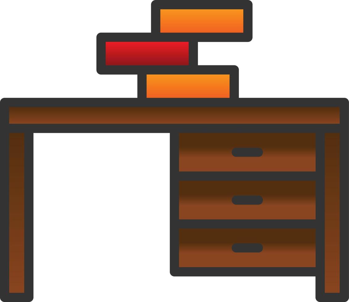 Desk Vector Icon Design