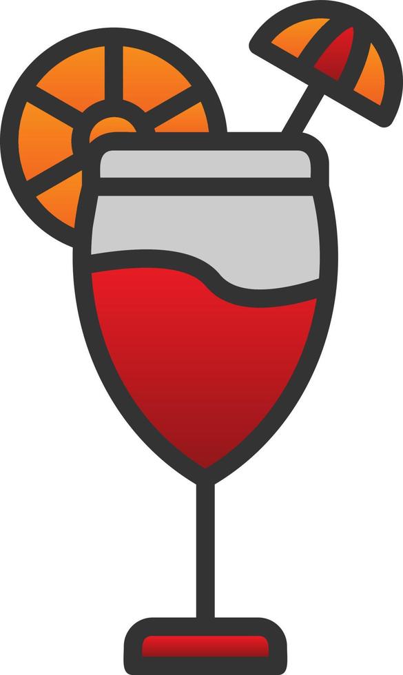 Cocktail Vector Icon Design