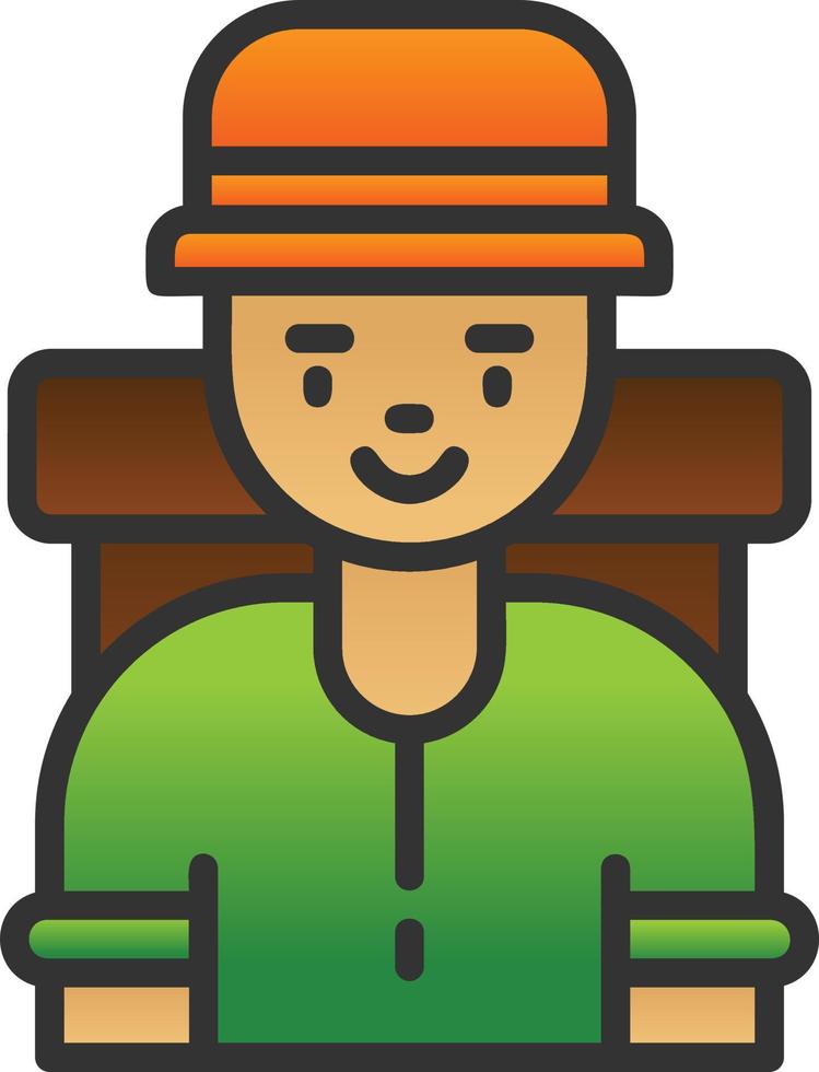 Traveller Vector Icon Design