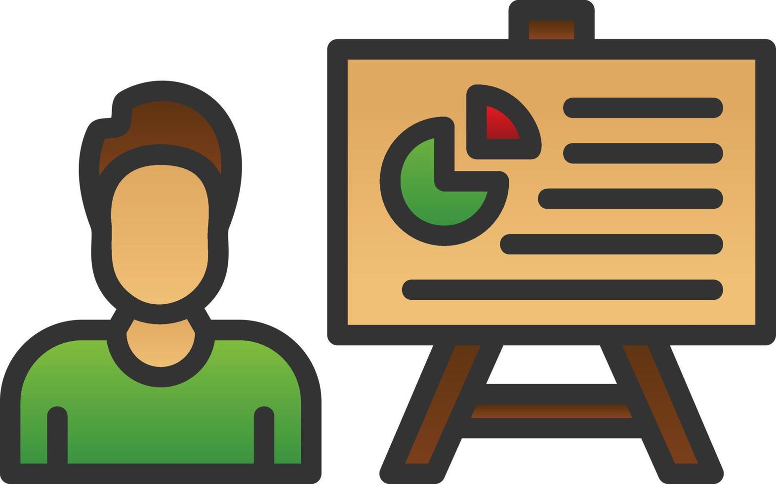 Presentation Vector Icon Design